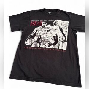 2013 Miami Heat Scarface LeBron Wade Bosh NBA T Shirt Size Large